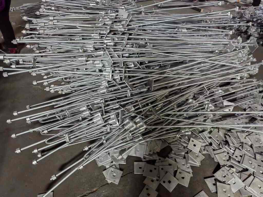 Stay rod for electrical poles