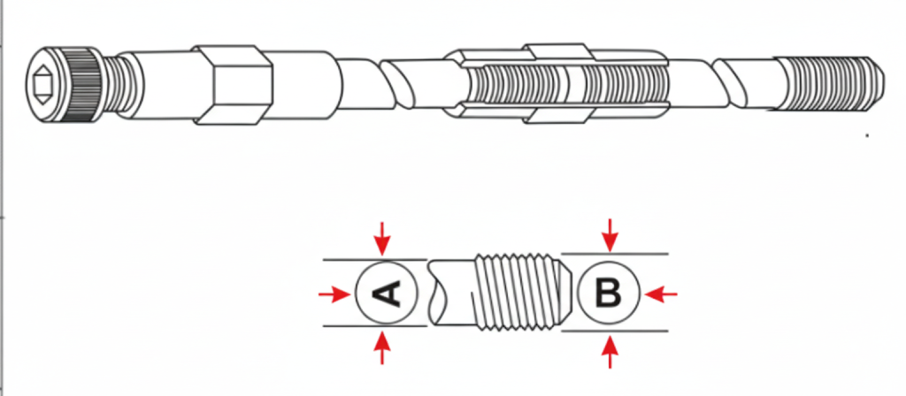 Copper Grounding Rod Drawing