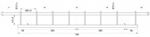 Secondary Rack Drawing