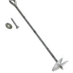 Tool-Free Screw Anchor for Utility Poles