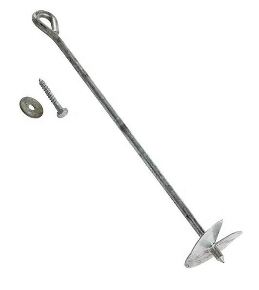 Tool-Free Screw Anchor for Utility Poles