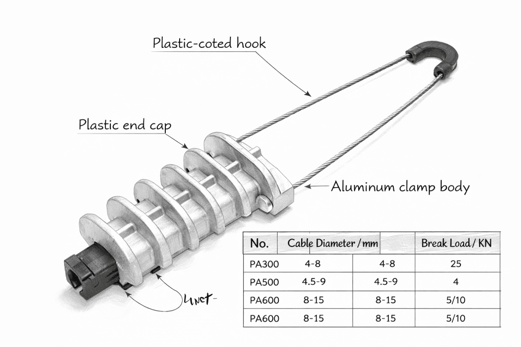 Anchoring Clamp Diagram