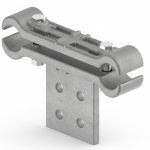 Overhead line bolted cable spacer