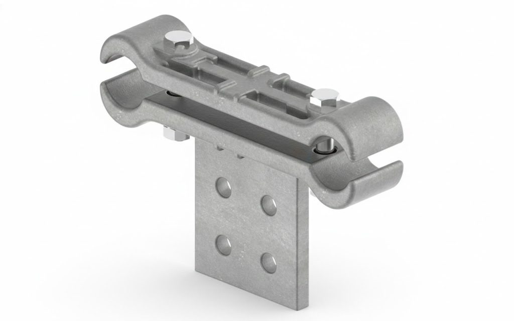 Overhead line bolted cable spacer