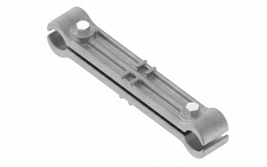 Overhead line bolted cable spacer