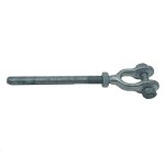 Dead end clevis bolt for guy wire
