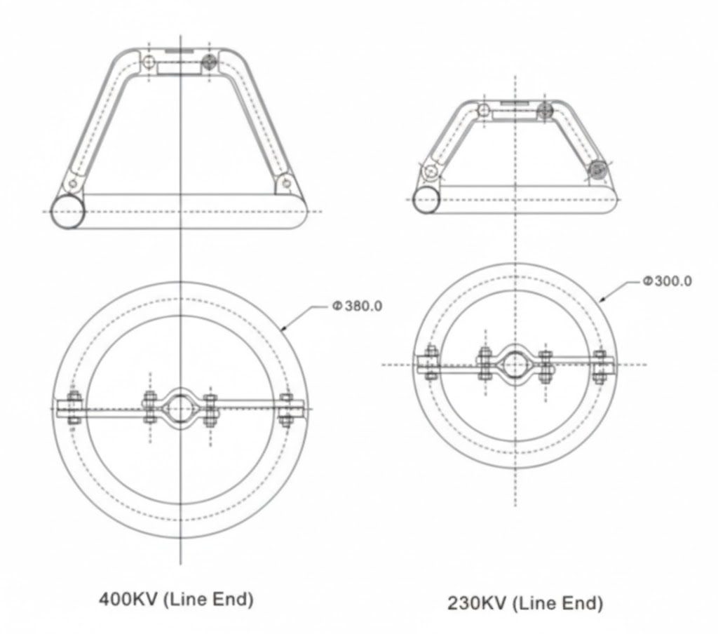 Corona Ring Drawing