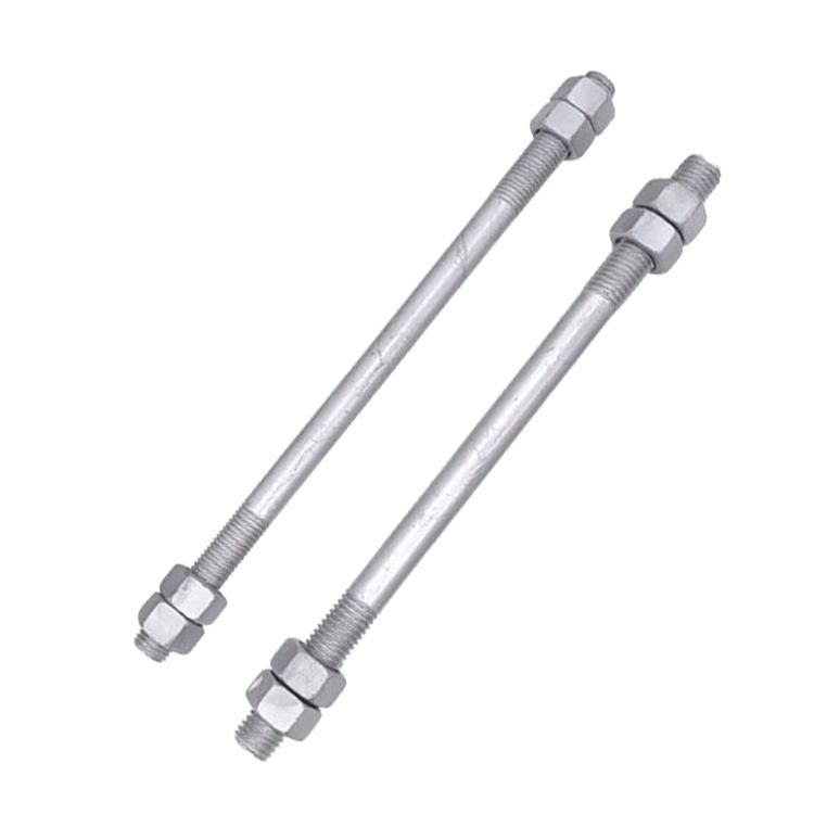 Double arming bolt for utility pole