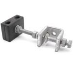OPGW down lead clamp installation on tower