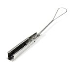 Figure-8 fiber drop wire clamp