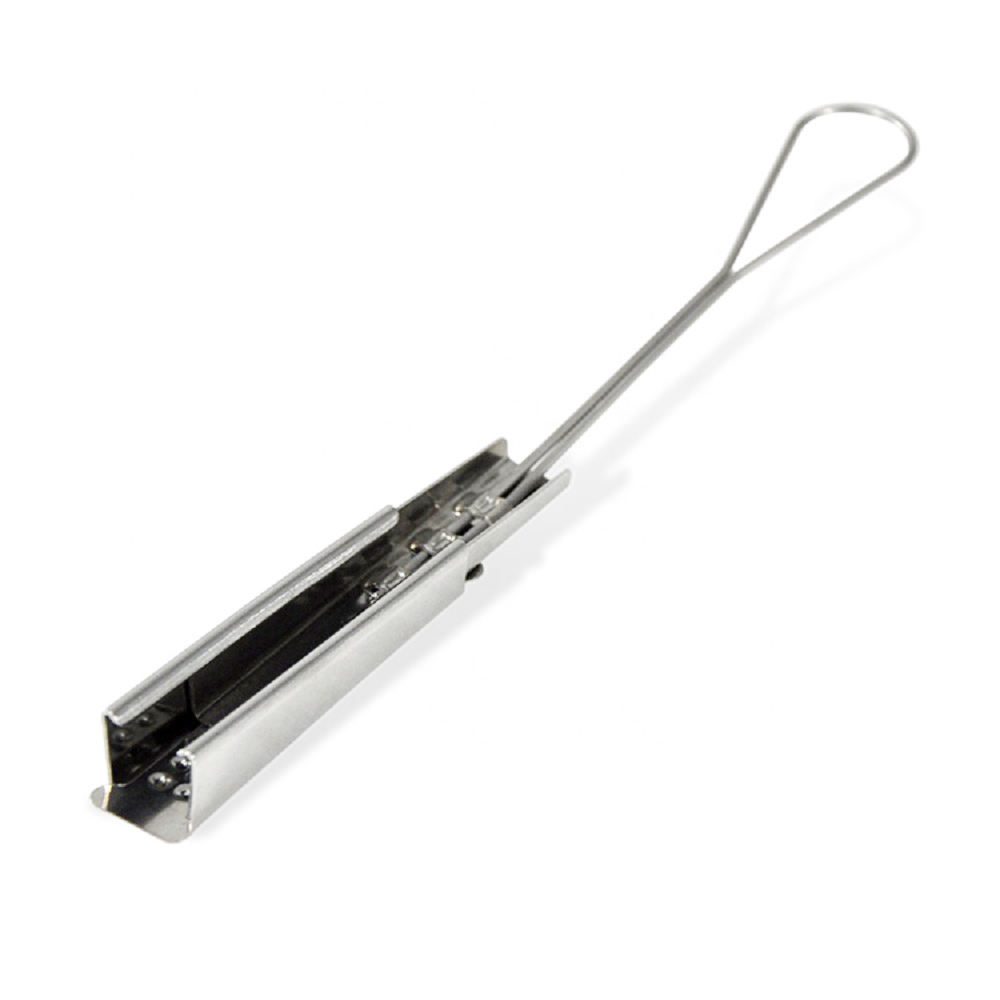 Figure-8 fiber drop wire clamp