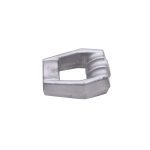 Forged steel eye nut for overhead lines