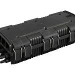 Fiber optic closure with splice trays