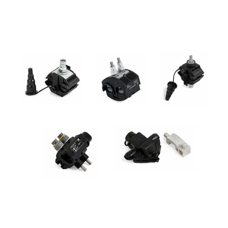 Insulation piercing connector for branch cable connection