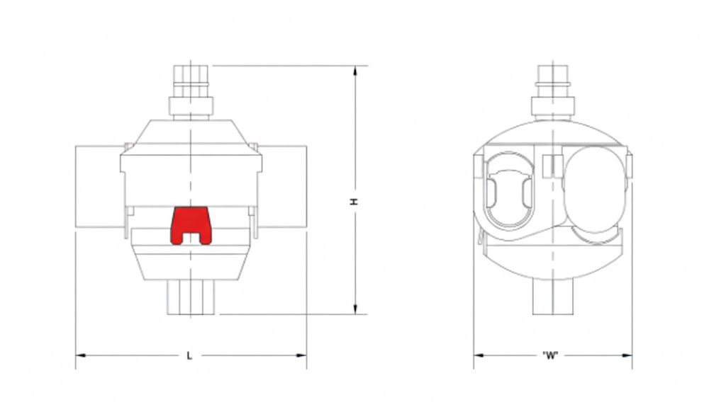 Insulation Piercing Connector Drawing