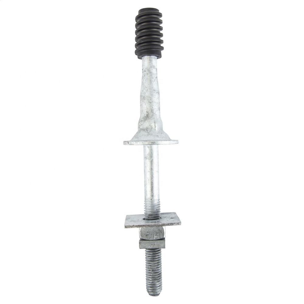 Insulator pin for overhead distribution lines