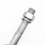 Utility pole insulator pin hardware