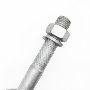 Utility pole insulator pin hardware