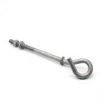 Pigtail bolt with nuts and washers