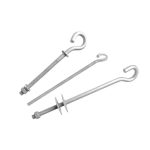 Pigtail hook for suspension clamp