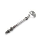 Pigtail eye bolt utility pole hardware