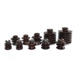 Pin insulator for overhead distribution lines