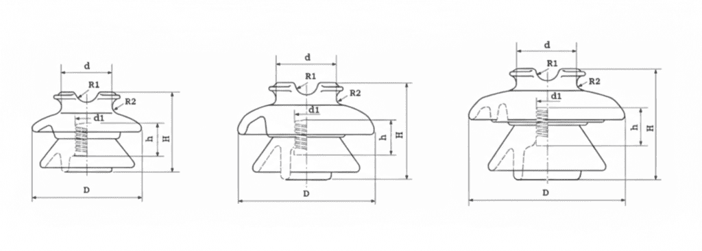 Pin Insulator Drawing