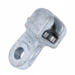 Transmission line socket eye hardware