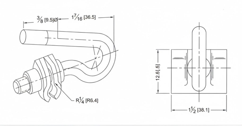Span Clamp Drawing