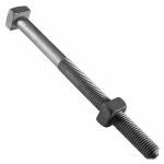 Pole line square head machine bolt