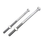 Square head bolt with square nut