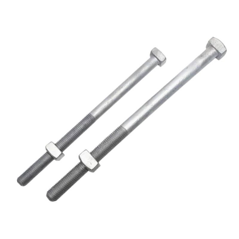 Square head bolt with square nut
