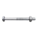 Galvanized square head bolt overhead line