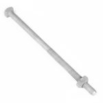 Square head machine bolt for utility pole