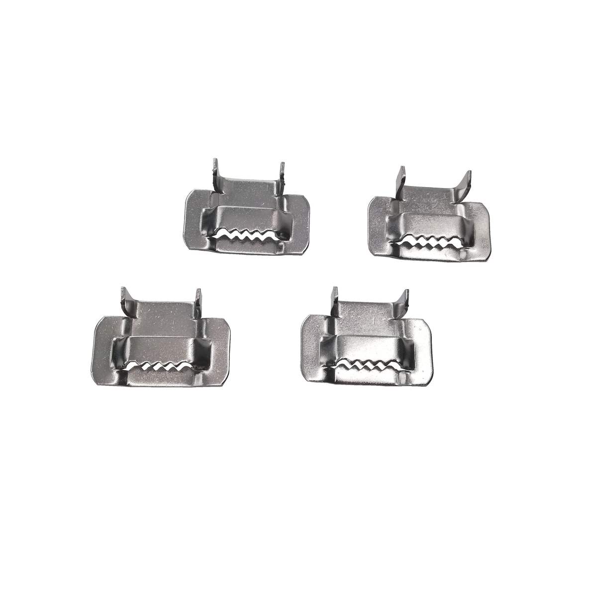Heavy duty banding buckle load securement