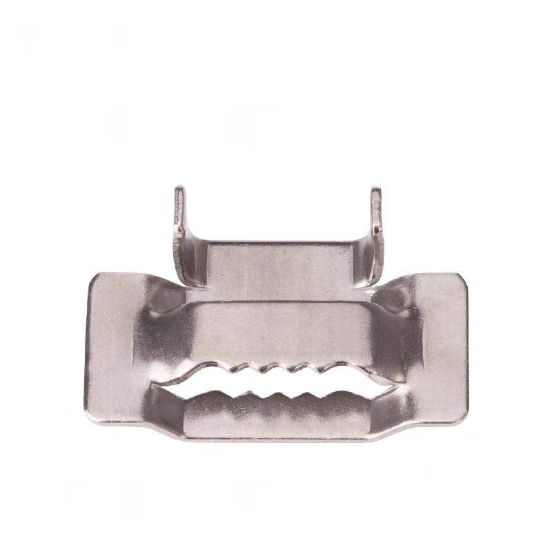 Stainless steel banding clip for strapping