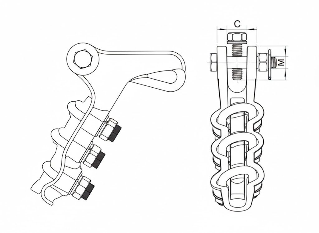 Strain Clamp Drawing