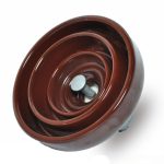 Disc suspension insulator assembly