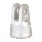 Clevis type insulator cap