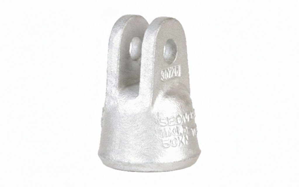 Clevis type insulator cap