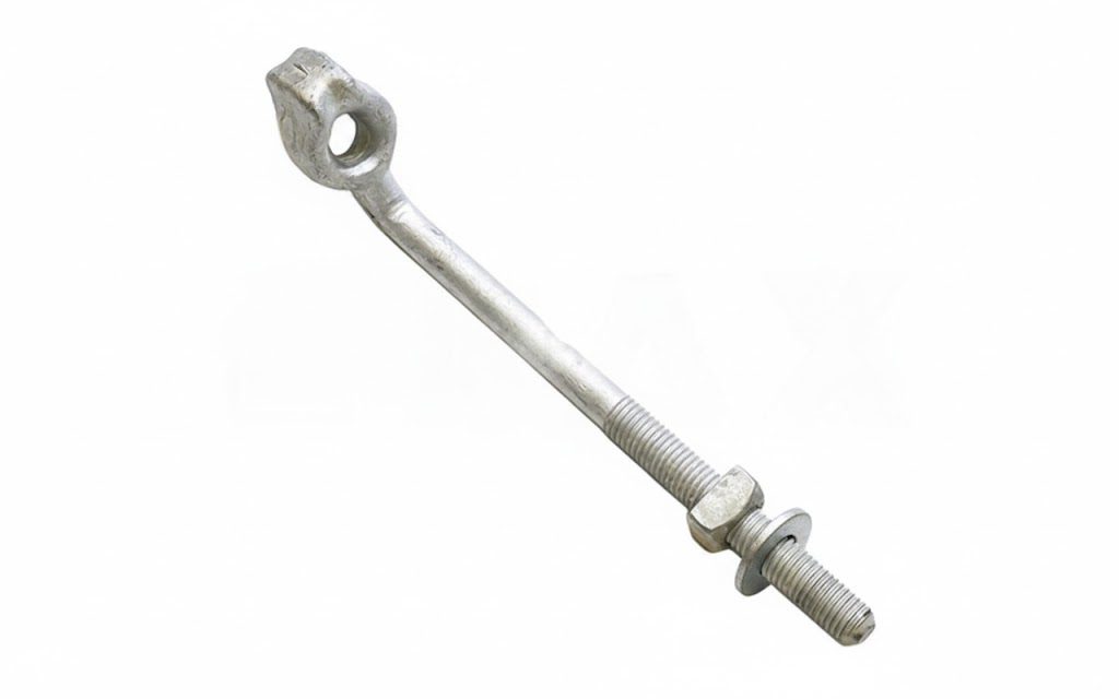 Thimble eye bolt overhead hardware