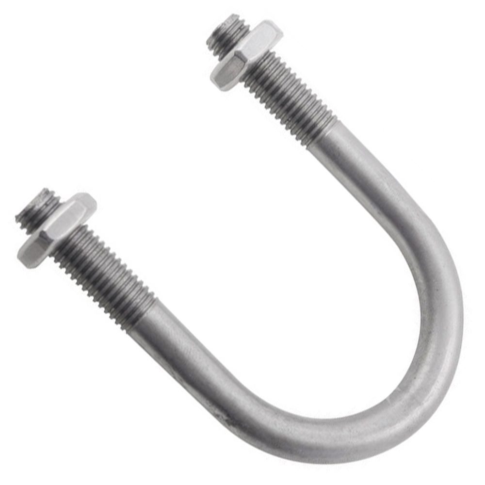 Concrete pole U clamp bracket