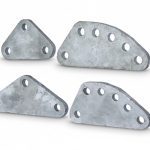 Clevis plate power line hardware