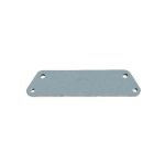 Yoke plate overhead transmission line