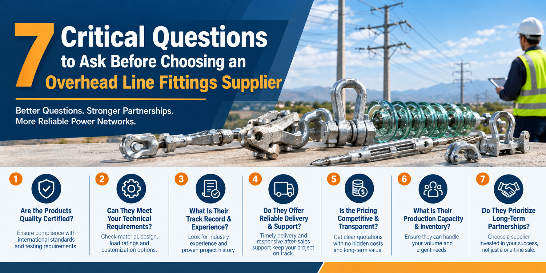 Choosing an Overhead Line Fittings Supplier