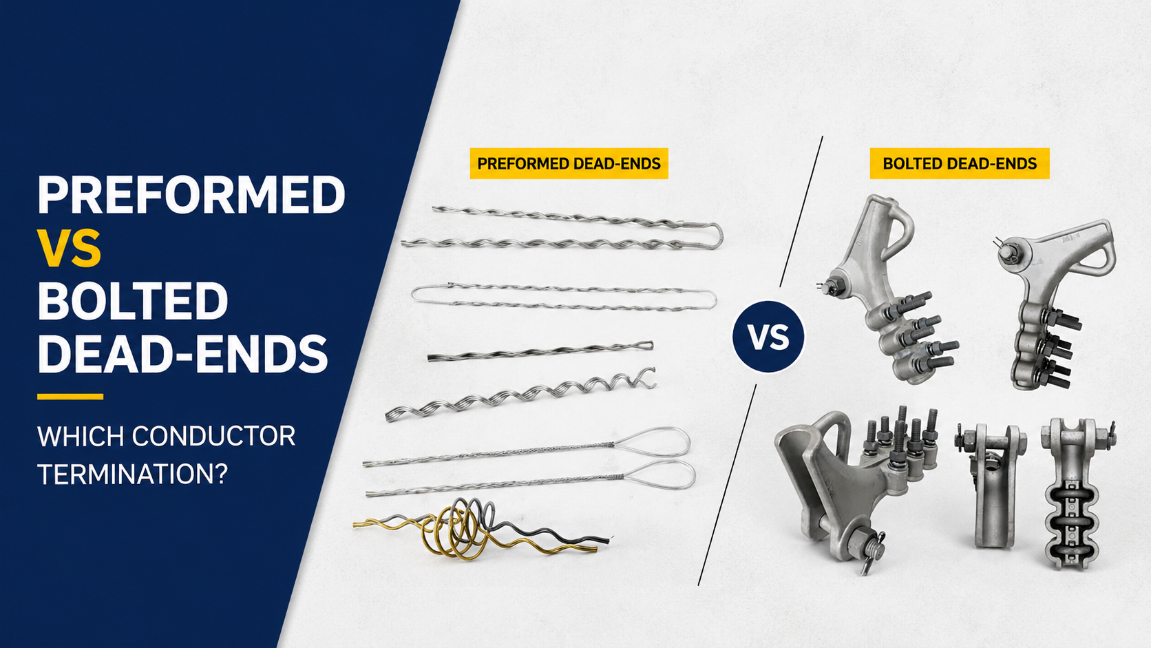 Preformed vs Bolted Dead-Ends