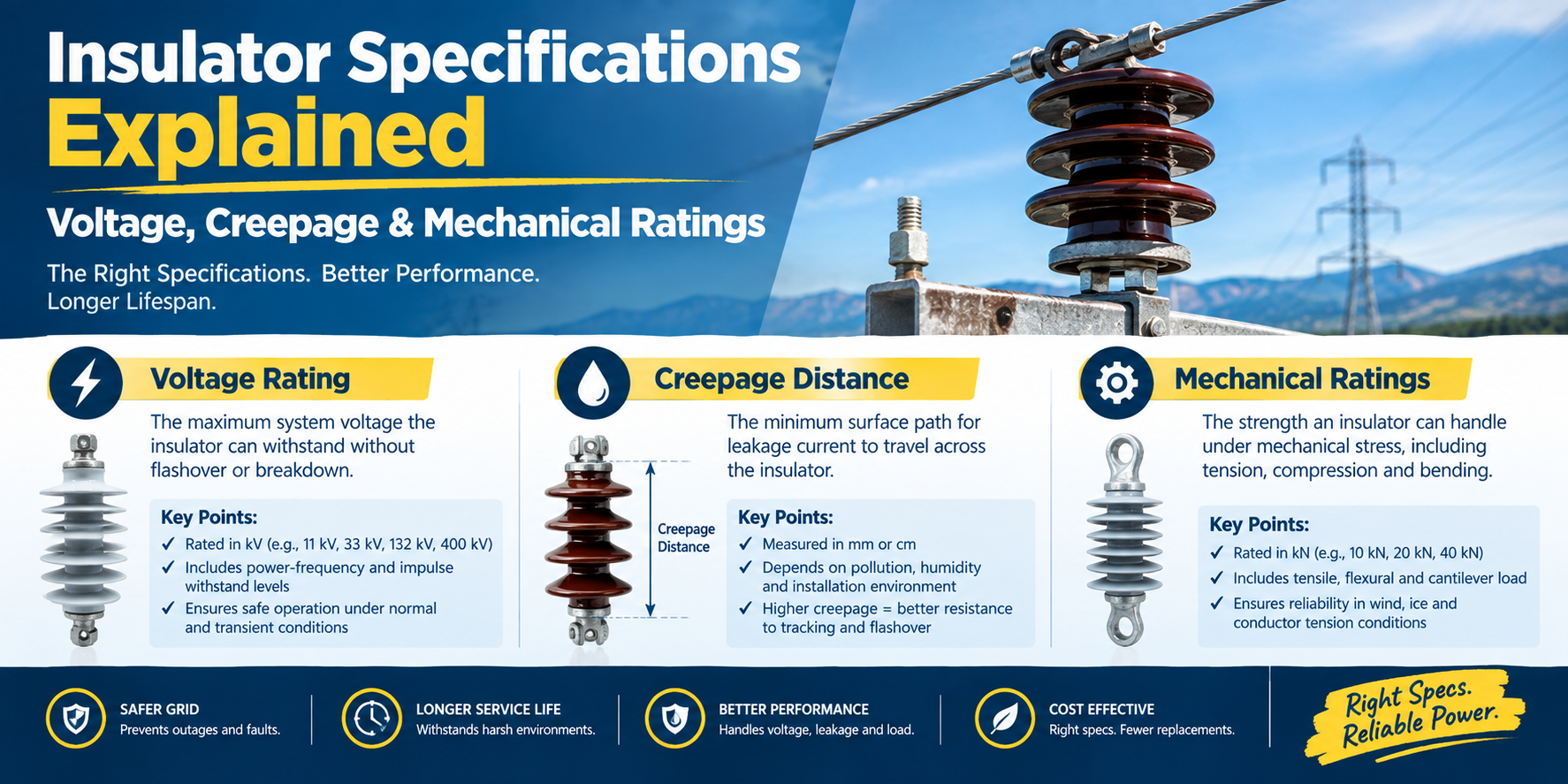 Insulator Specifications