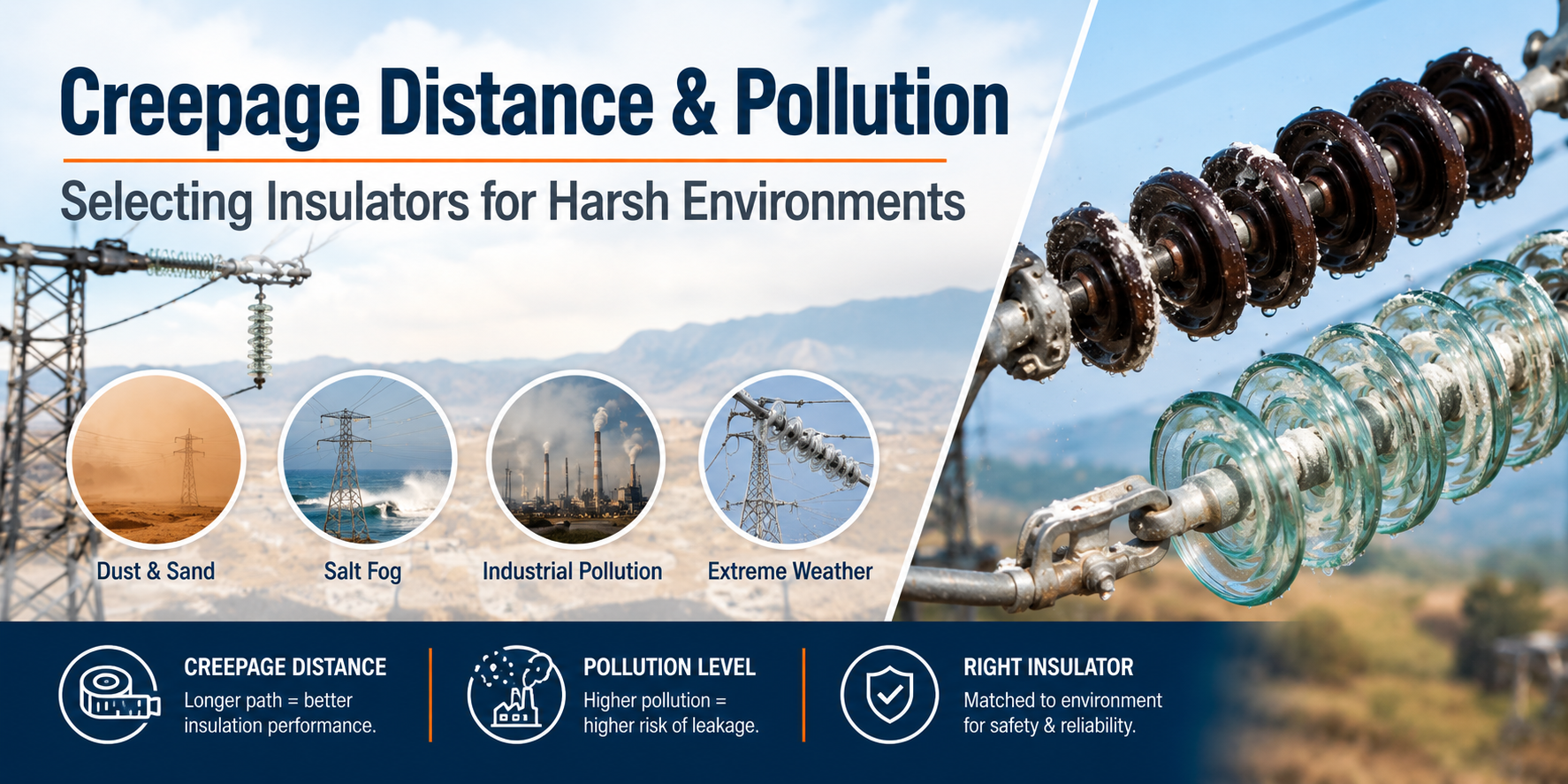 Selecting Insulators for Harsh Environments