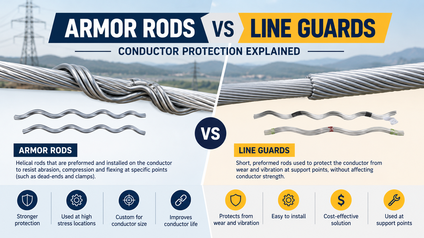 Armor Rods vs Line Guards