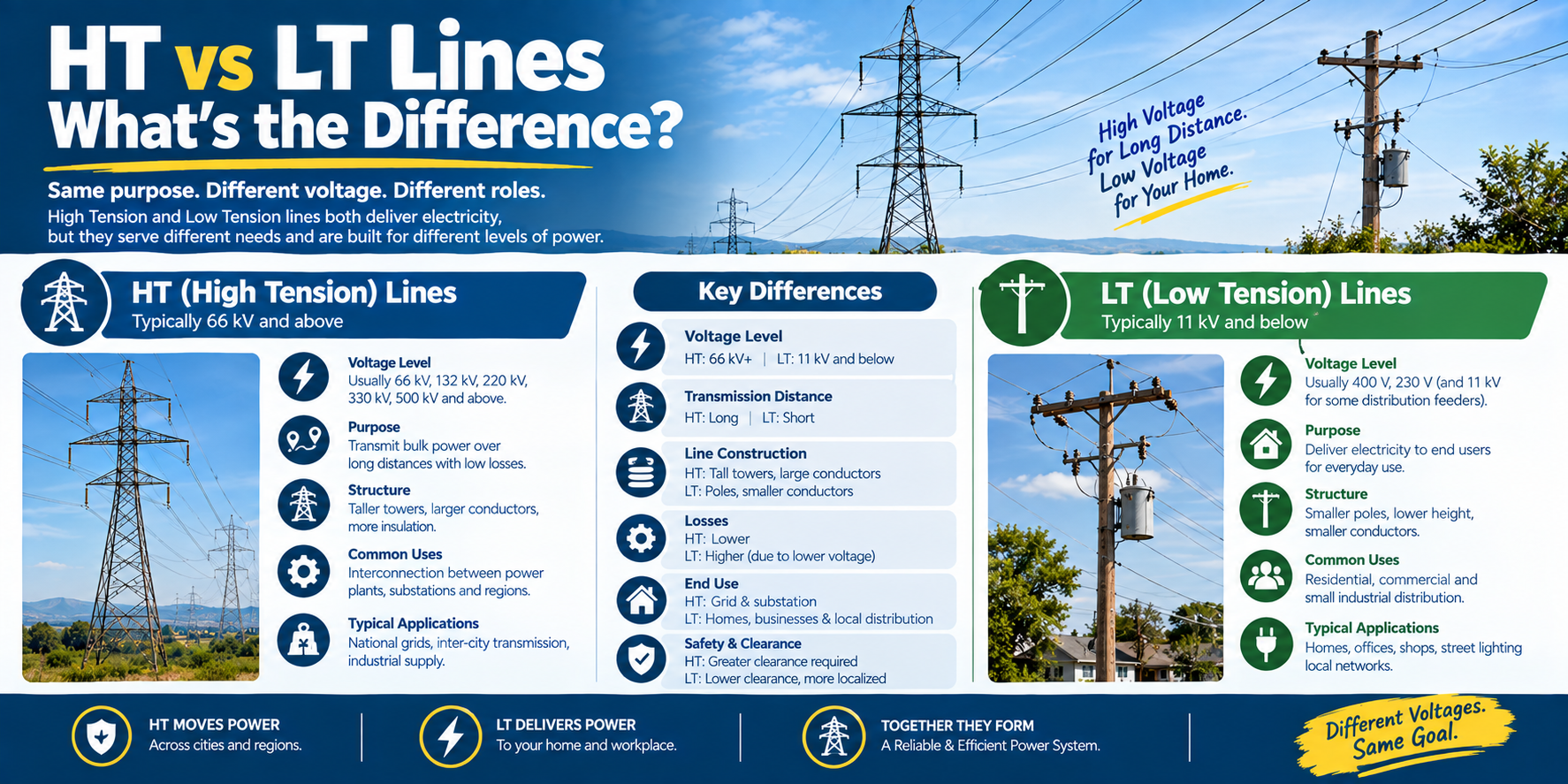 HT vs LT Lines